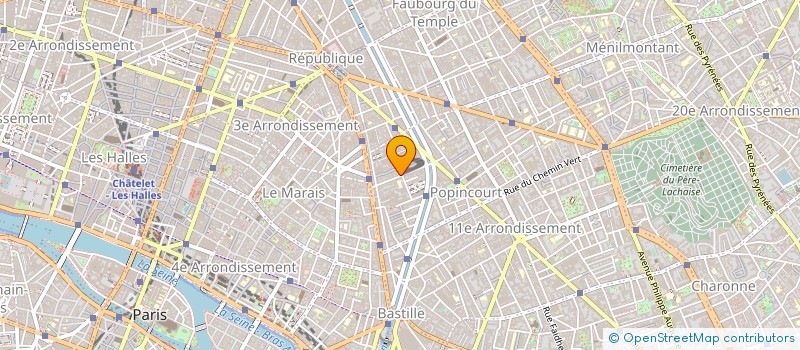 localisation de l'entreprise MADAME ELISA PUNTI  PARIS