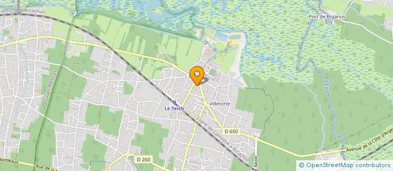 localisation de l'entreprise MADAME ELISA RENAULT  LE TEICH