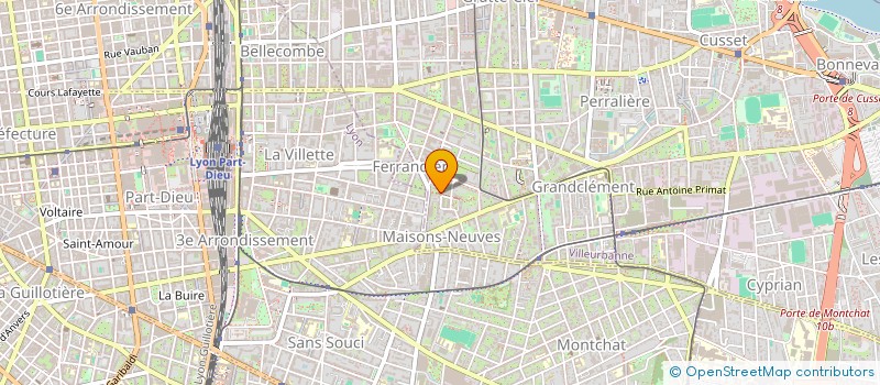 localisation de l'entreprise MADAME ELISA RETORY  VILLEURBANNE