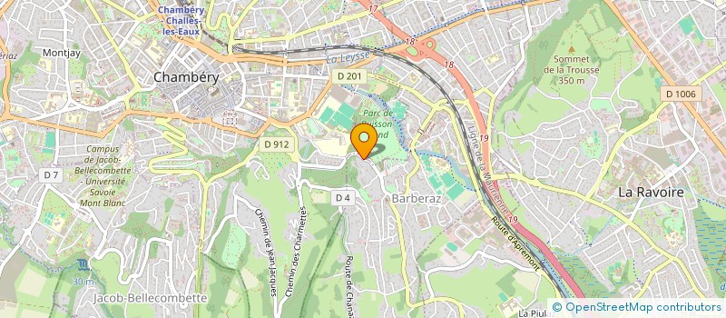 localisation de l'entreprise MADAME ELISA REYNOUD  LE POUGET