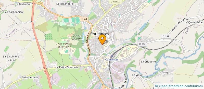 localisation de l'entreprise MADAME ELISA RIGOT  COUTANCES