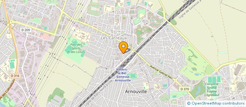 localisation de l'entreprise MADAME ELISA ROBIN  ARNOUVILLE