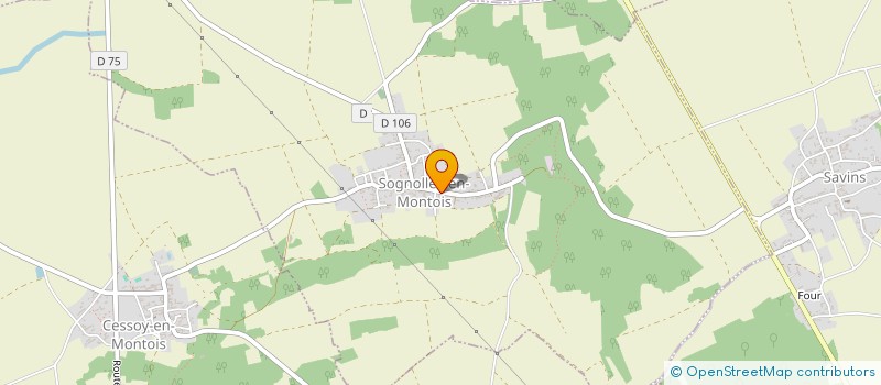 localisation de l'entreprise MADAME ELISA ROCHE  SOGNOLLES-EN-MONTOIS