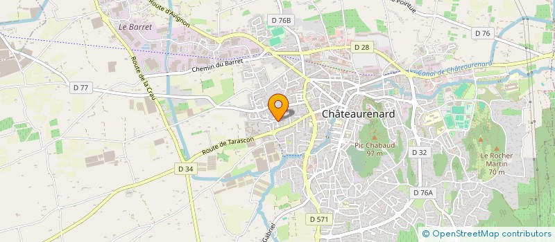 localisation de l'entreprise MADAME ELISA ROCHETTE à CHATEAURENARD