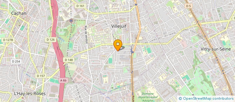 localisation de l'entreprise MADAME ELISA ROUBINET  VILLEJUIF