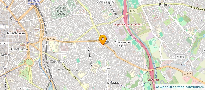 localisation de l'entreprise MADAME ELISA ROUQUET  TOULOUSE