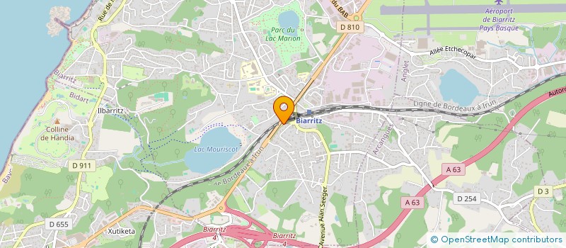 localisation de l'entreprise MADAME ELISA ROUSSIN à BIARRITZ