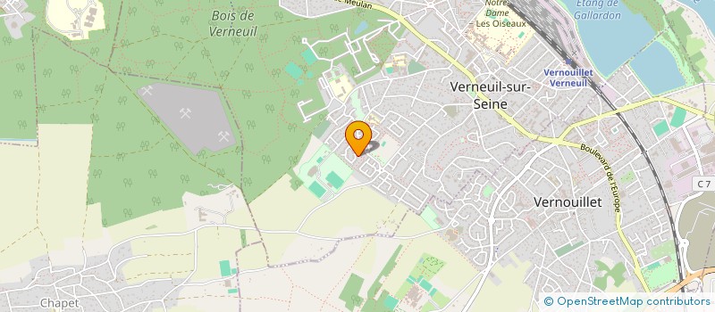 localisation de l'entreprise MADAME ELISA ROUTON  VERNEUIL-SUR-SEINE