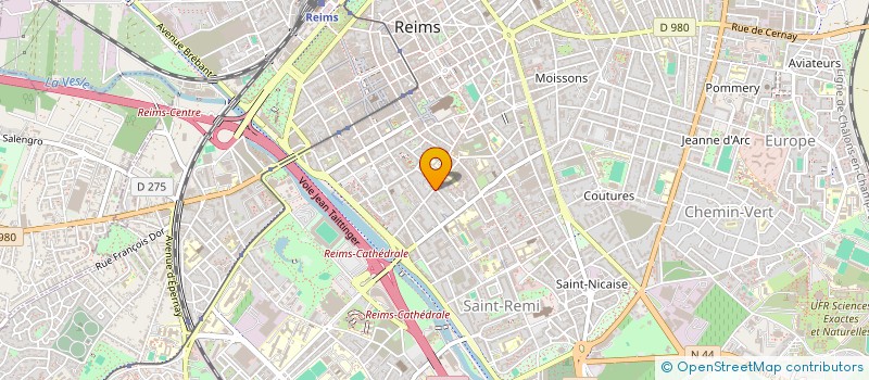 localisation de l'entreprise MADAME ELISA RYCKEMBEUSCH  REIMS