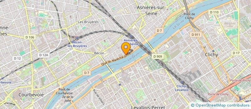 localisation de l'entreprise MADAME ELISA SANCHEZ  ARGENTEUIL