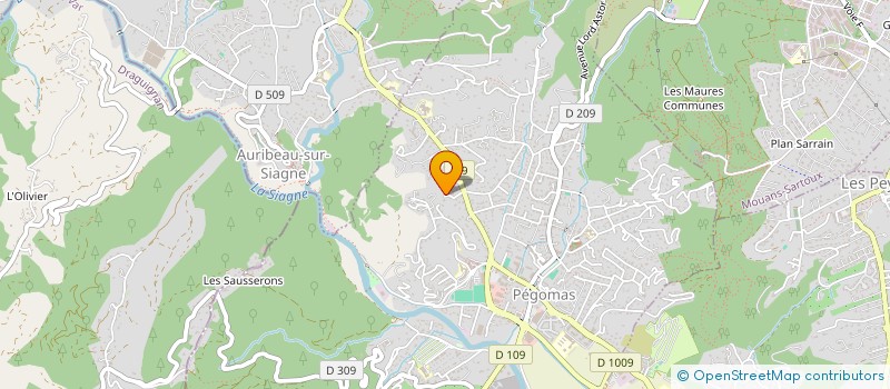 localisation de l'entreprise MADAME ELISA SEGAUST  PEGOMAS