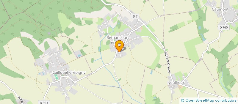 localisation de l'entreprise MADAME ELISA SEZILLE  BETHANCOURT-EN-VAUX