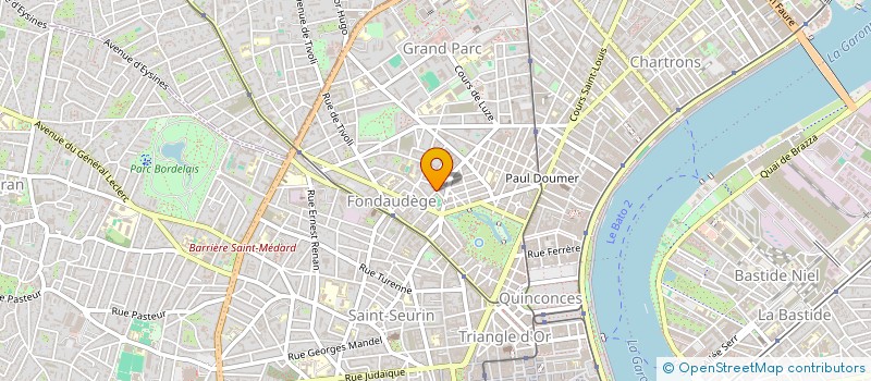 localisation de l'entreprise MADAME ELISA SIRGANT  BORDEAUX