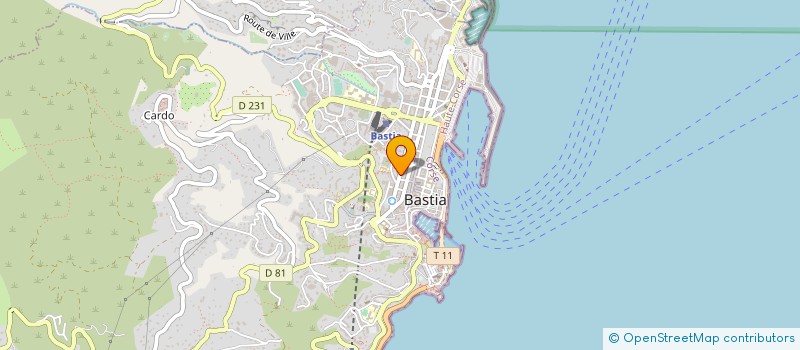 localisation de l'entreprise MADAME ELISA SOLDINI  BASTIA