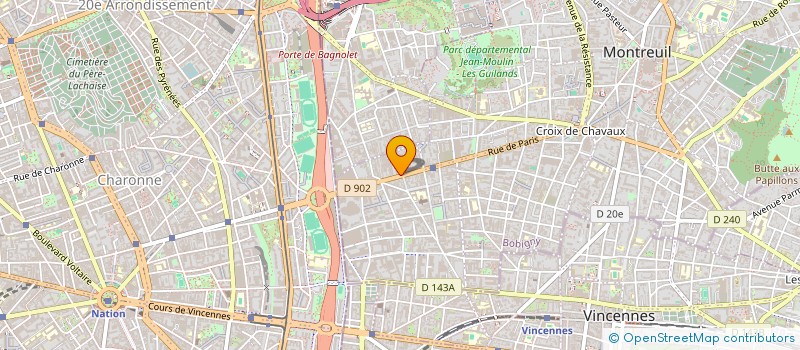 localisation de l'entreprise MADAME ELISA SORCI à MONTREUIL
