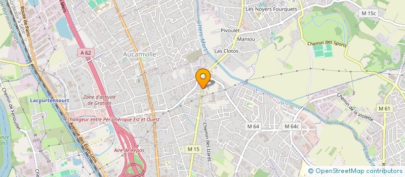 localisation de l'entreprise MADAME ELISA THIELIN à TOULOUSE