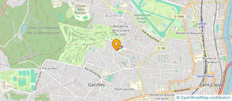 localisation de l'entreprise MADAME ELISA TOUATI à GARCHES
