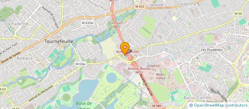 localisation de l'entreprise MADAME ELISA TOURNIER  TOULOUSE