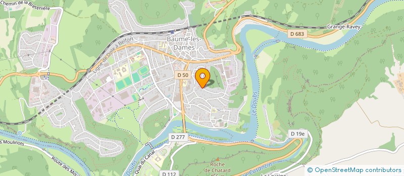 localisation de l'entreprise MADAME ELISA TRIMAILLE  BAUME-LES-DAMES