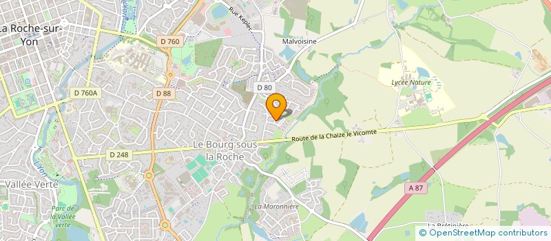 localisation de l'entreprise MADAME ELISA URRESTARAZU à LA ROCHE-SUR-YON