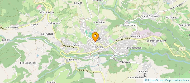 localisation de l'entreprise MADAME ELISA VALLET  PELUSSIN