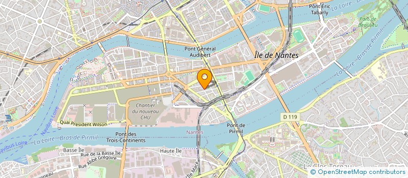 localisation de l'entreprise MADAME ELISA VALLON à NANTES
