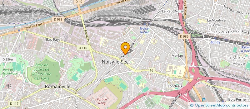 localisation de l'entreprise MADAME ELISA VIDAL à NOISY-LE-SEC