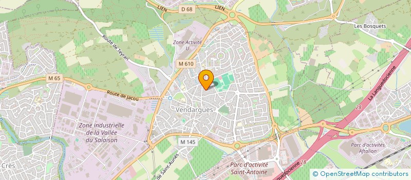 localisation de l'entreprise MADAME ELISA VIEUX à VENDARGUES