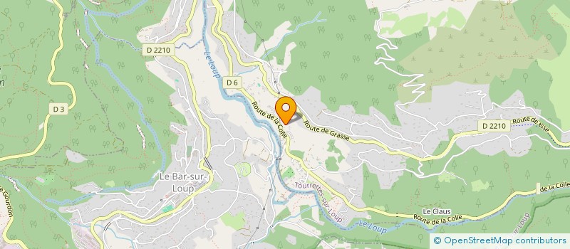 localisation de l'entreprise MADAME ELISA VINAI à TOURRETTES-SUR-LOUP