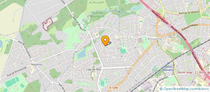 localisation de l'entreprise MADAME ELISA VINET  PESSAC