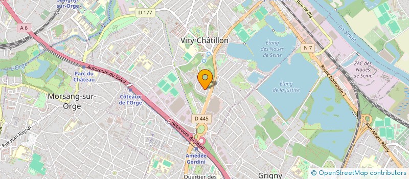 localisation de l'entreprise MADAME ELISA VINOCUR  VIRY-CHATILLON