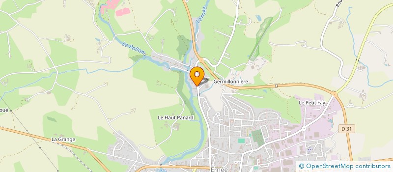 localisation de l'entreprise MADAME ELISA VOVARD  ERNEE