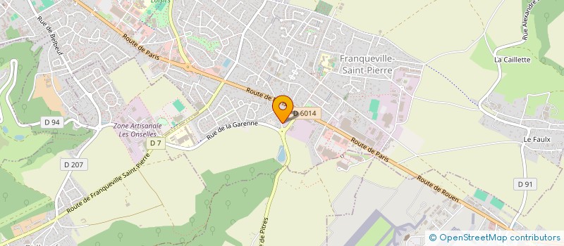 localisation de l'entreprise MADAME ELISA WARCHOL  FRANQUEVILLE-SAINT-PIERRE