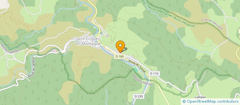 localisation de l'entreprise MADAME ELISA YPREEUW  SAINT-CIRGUES-EN-MONTAGNE