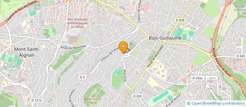 localisation de l'entreprise MADAME ELISA ZARKA à BOIS-GUILLAUME