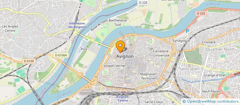 localisation de l'entreprise MADAME ELISABET BAREA DIAZ  AVIGNON