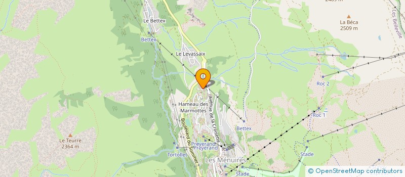 localisation de l'entreprise MADAME ELISABETA ANTOCHI  LES BELLEVILLE