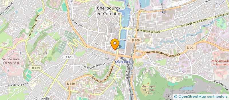 localisation de l'entreprise MADAME ELISABETA ATUDOSIEI  CHERBOURG-EN-COTENTIN