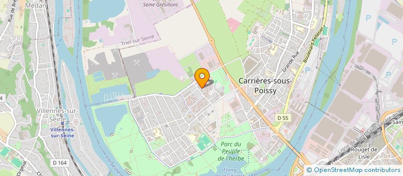 localisation de l'entreprise MADAME ELISABETA CALOTA  CARRIERES-SOUS-POISSY