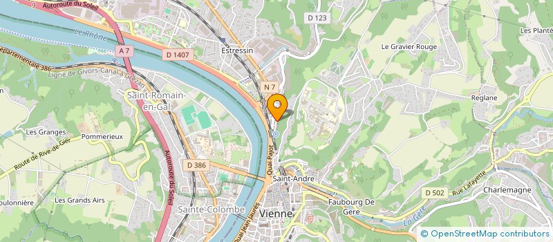 localisation de l'entreprise MADAME ELISABETA MAIANU à VIENNE