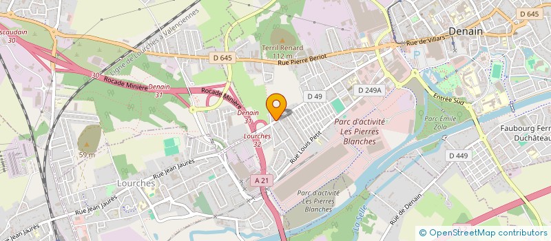 localisation de l'entreprise MADAME ELISABETA MAMAI  DENAIN