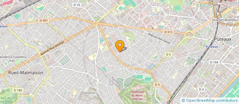 localisation de l'entreprise MADAME ELISABETE CARNEIRO DA COSTA  NANTERRE