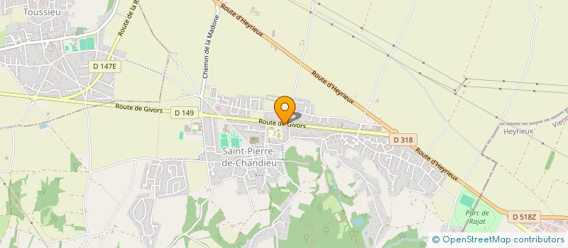 localisation de l'entreprise MADAME ELISABETE CASAIS VASCO ALVES  SAINT-PIERRE-DE-CHANDIEU