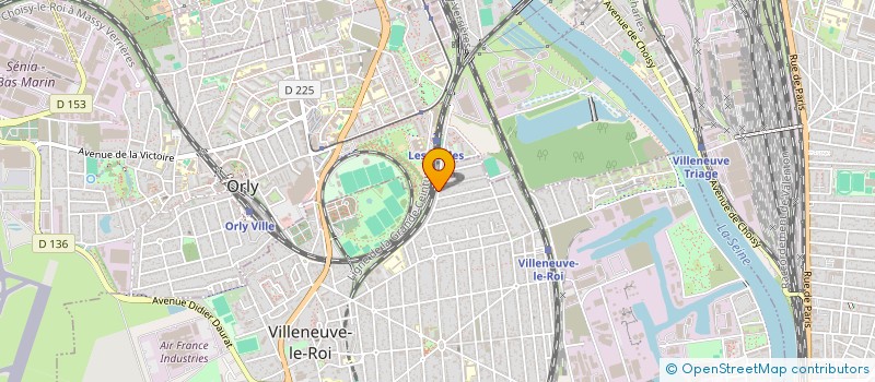 localisation de l'entreprise MADAME ELISABETE CRISTINA DOS SANTOS FREITAS  VILLENEUVE-LE-ROI