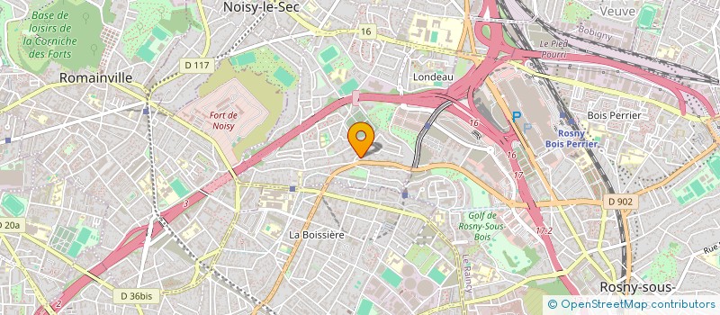 localisation de l'entreprise MADAME ELISABETE DA SILVA SANTOS à NOISY-LE-SEC