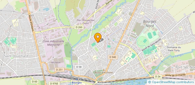 localisation de l'entreprise MADAME ELISABETE DASILVA  BOURGES