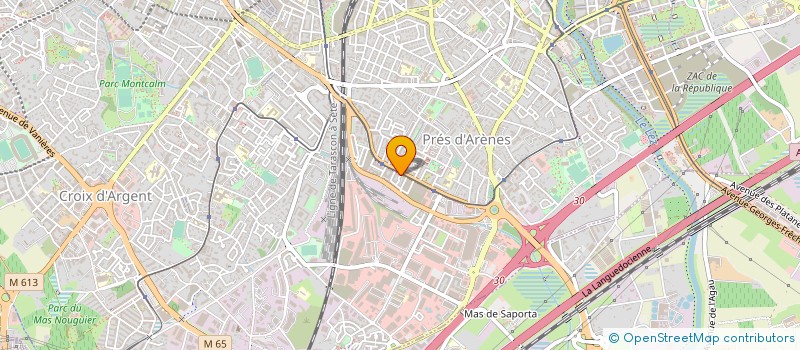 localisation de l'entreprise MADAME ELISABETE GUERREIRO ANDRADE à MONTPELLIER
