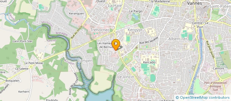 localisation de l'entreprise MADAME ELISABETE LEITE à VANNES