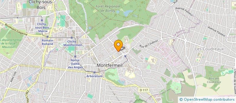 localisation de l'entreprise MADAME ELISABETE NEVES PAULA  MONTFERMEIL