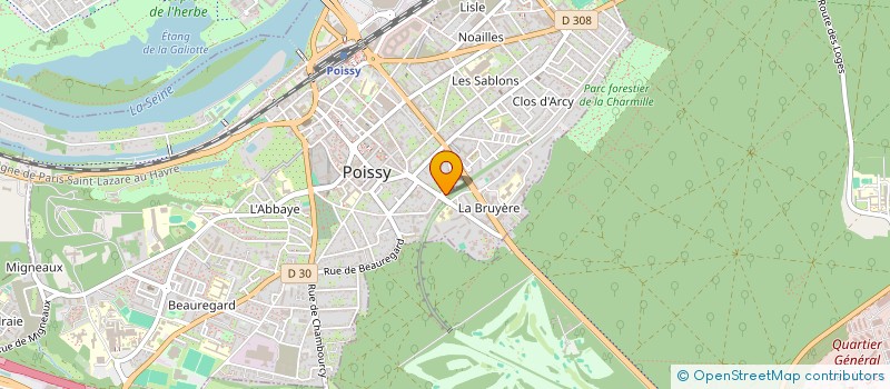 localisation de l'entreprise MADAME ELISABETE RODRIGUES à POISSY